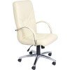 Кресло Nowy Styl MANAGER steel chrome ECO-07 (бежевый)